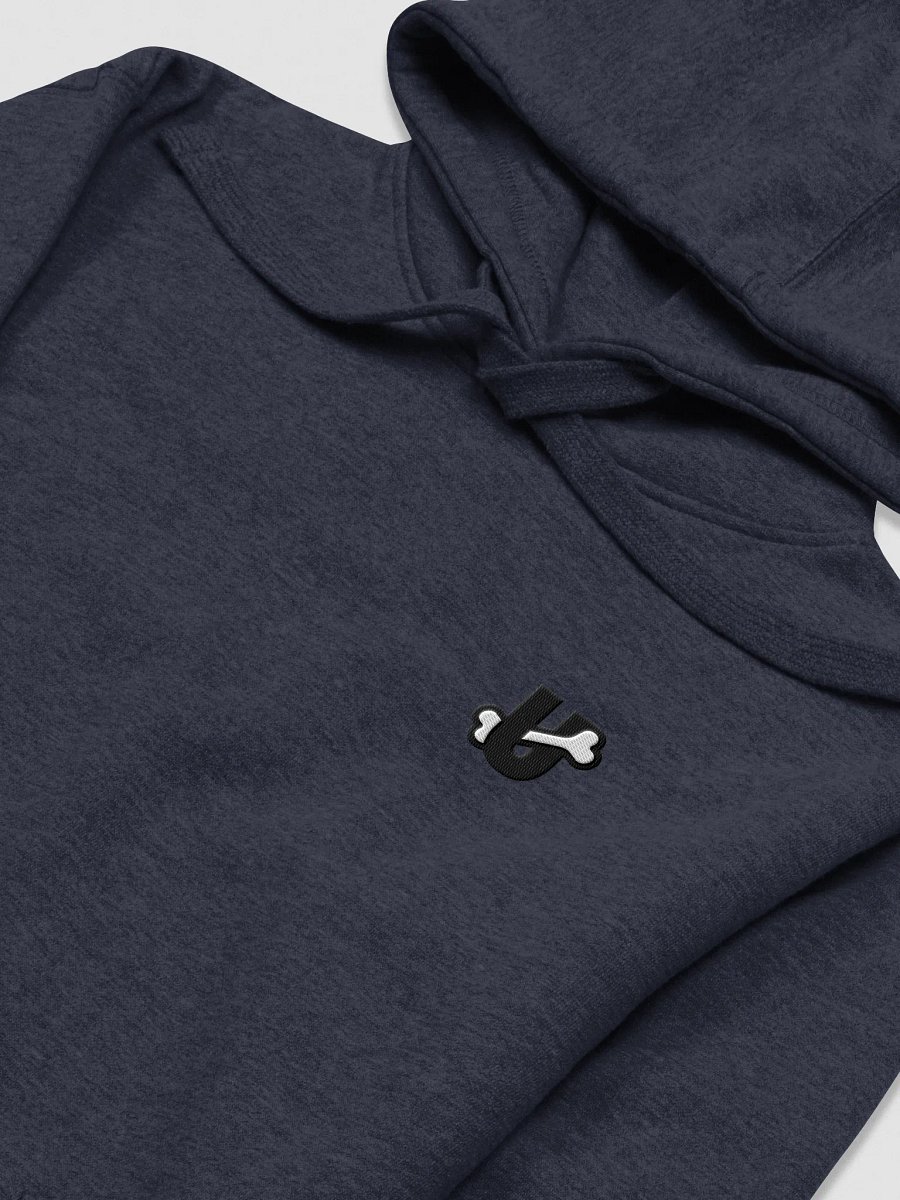Navy blue hoodie, Stitched Underdog logo product image (3)