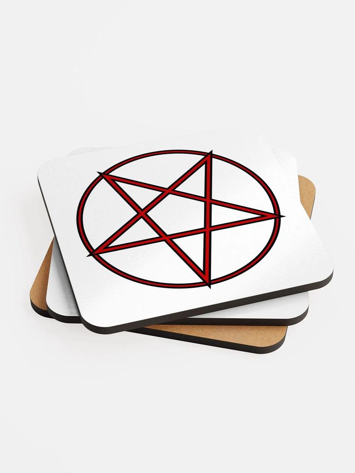 PDKH Pentagram Coasters. High gloss finish1 product image (2)