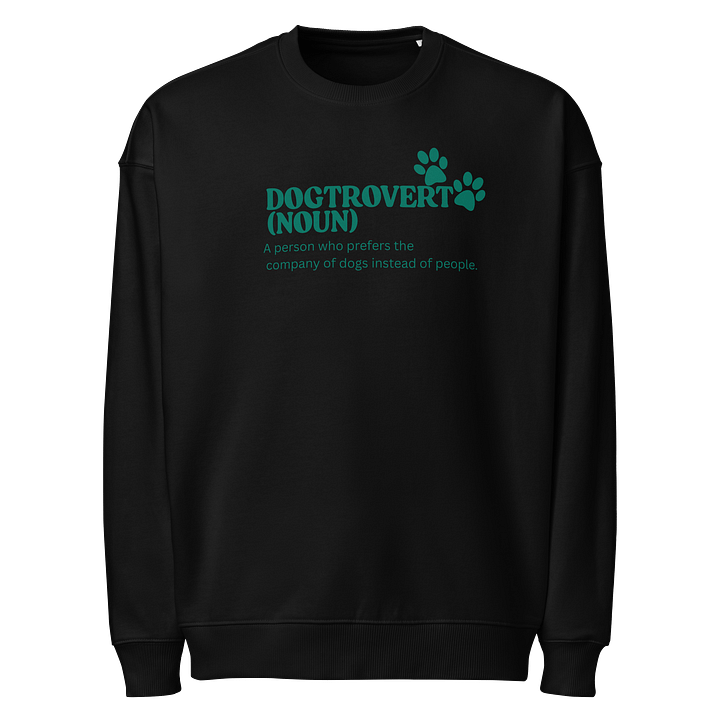 Dogtrovert Organic Oversized Sweatshirt product image (1)