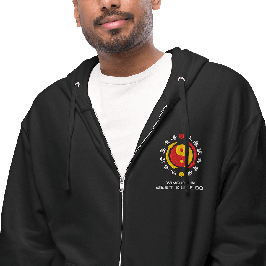 Sifu Nate Wing Chun & Jeet Kune Do Embroidered Zip Hoodie product image (5)