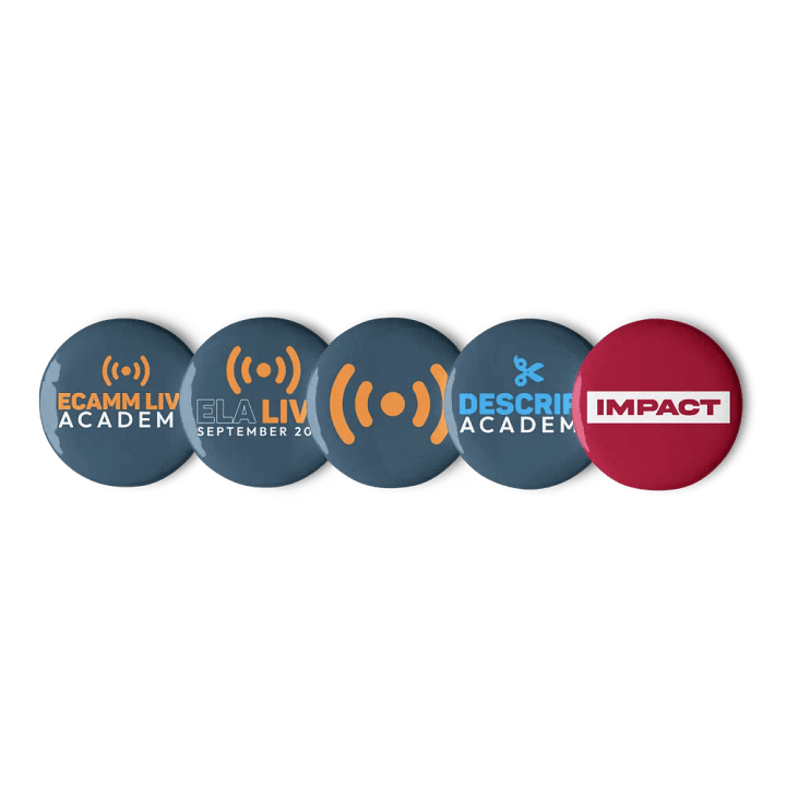 Ecamm Live Academy Pin Set product image (1)