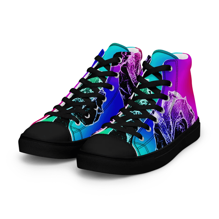 Hint of rose high top canvas shoes (womens) product image (6)