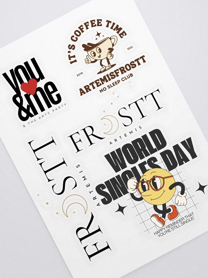 ArtemisFrostt Random Sticker Bundle product image (1)