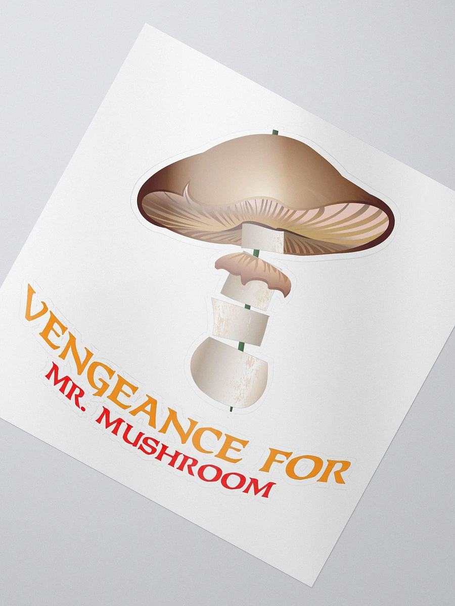 Vengeance for Mr Mushroom Sticker product image (2)