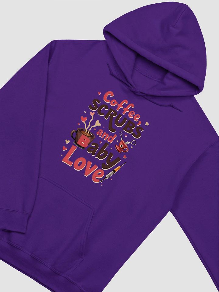 medic and parenting, Coffee, Scrubs and Baby Love Hoodie product image (20)