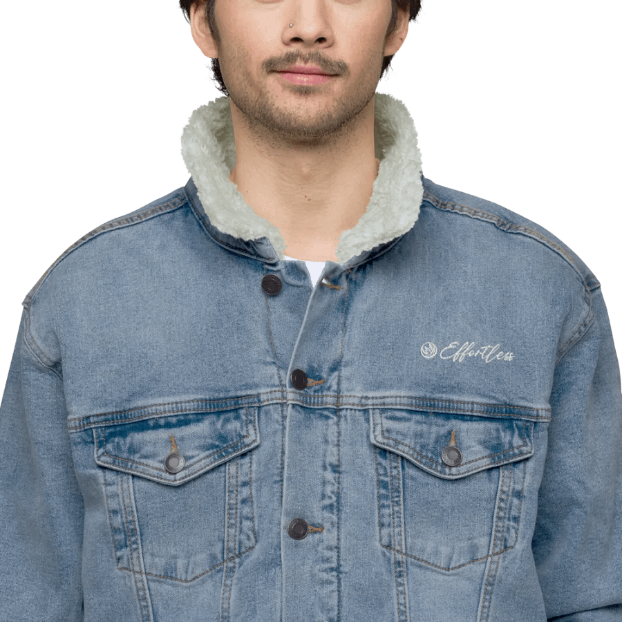Elegance - Effortless Unisex Light Denim Jacket product image (6)