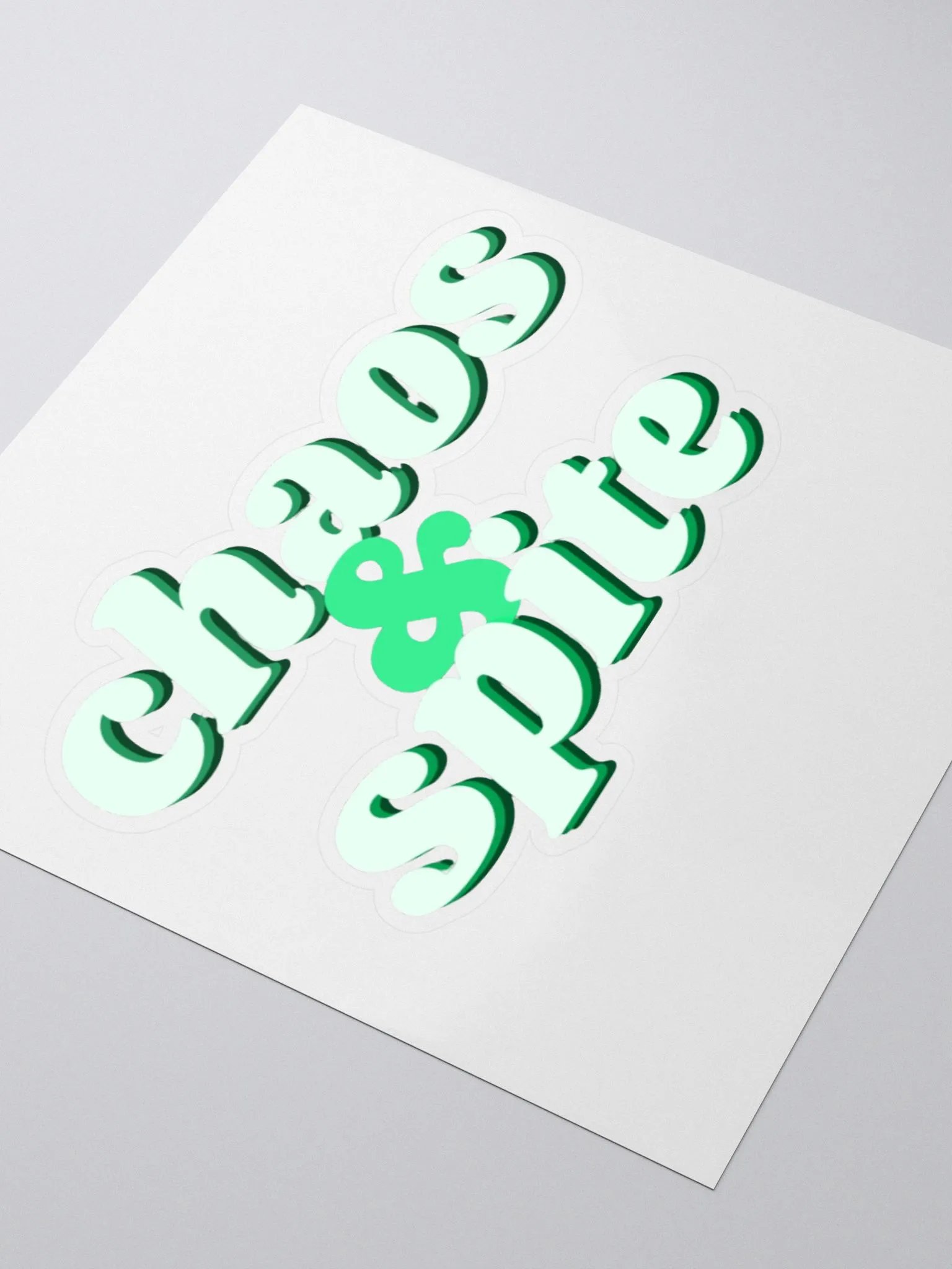 Chaos & Spite Kiss-Cut Sticker product image (8)
