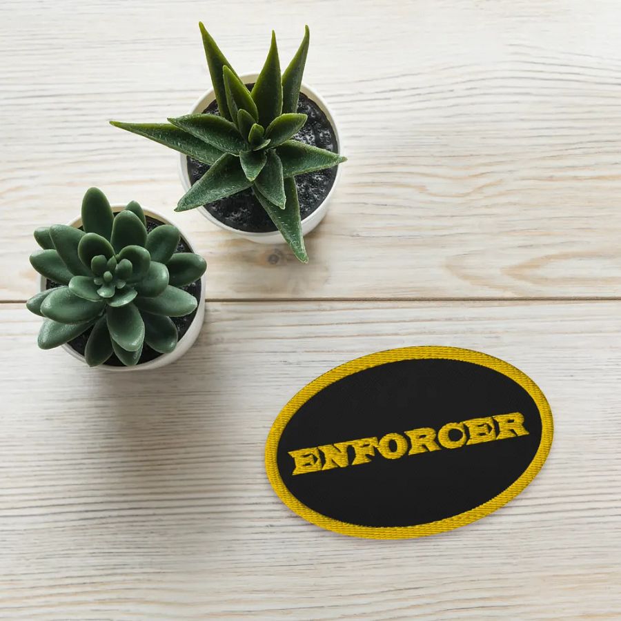 "Motorcycle Club" Embroidered Patch (Enforcer) product image (3)