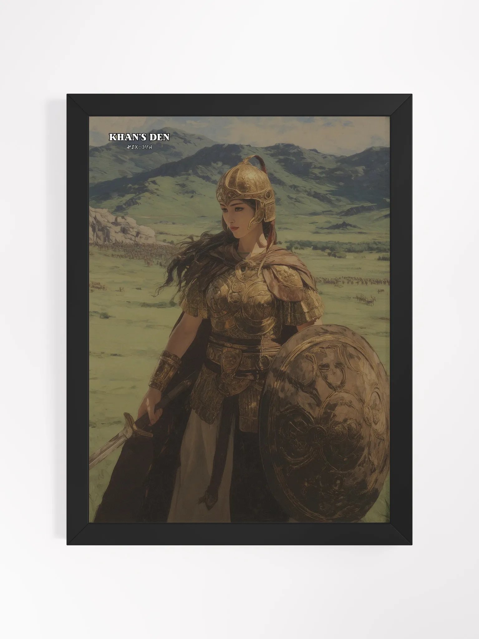 "Daughter of the Steppe" – Framed Art Print product image (3)