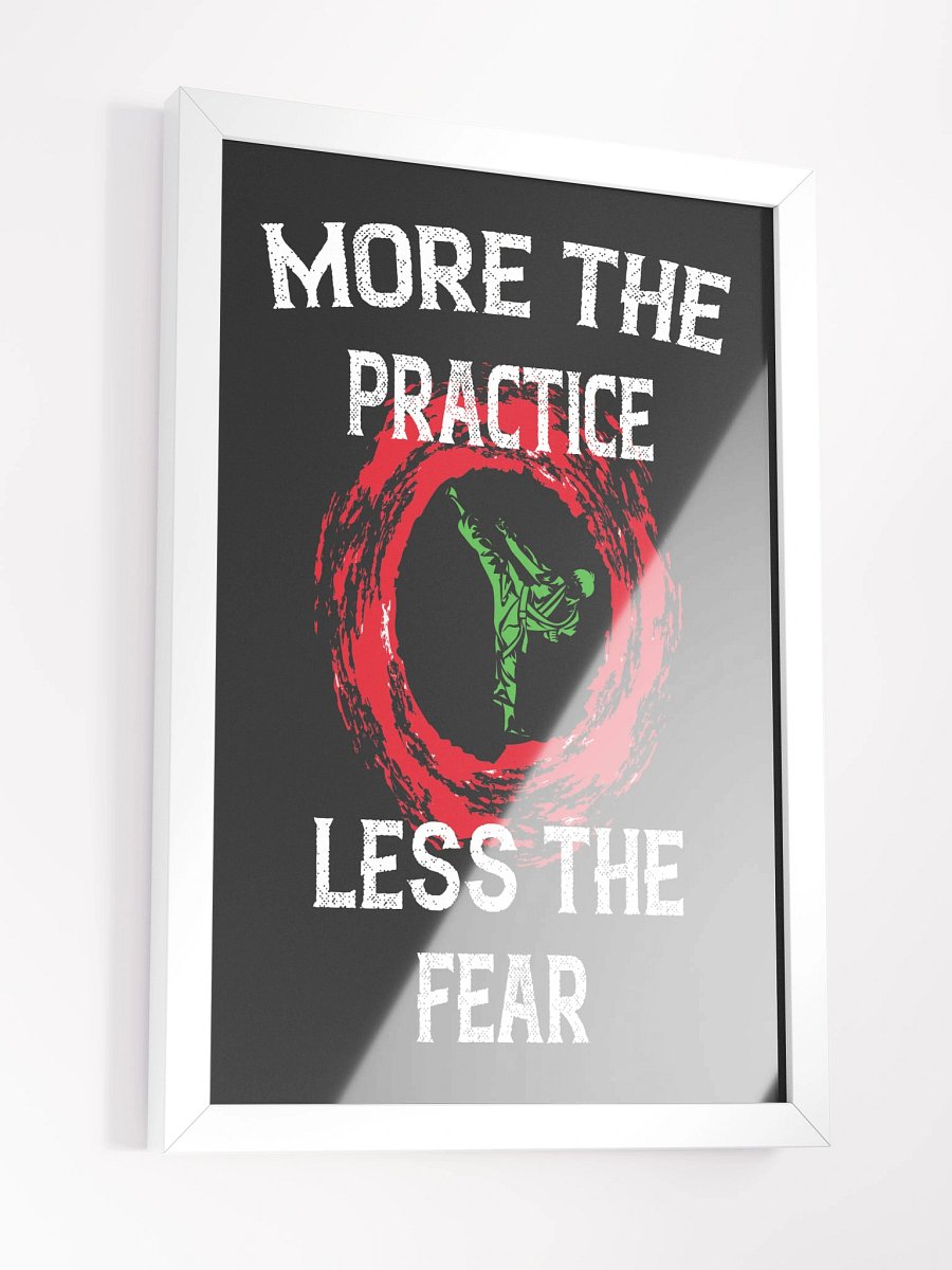 Fitness/Martial Arts Framed Poster - More the Practice product image (3)