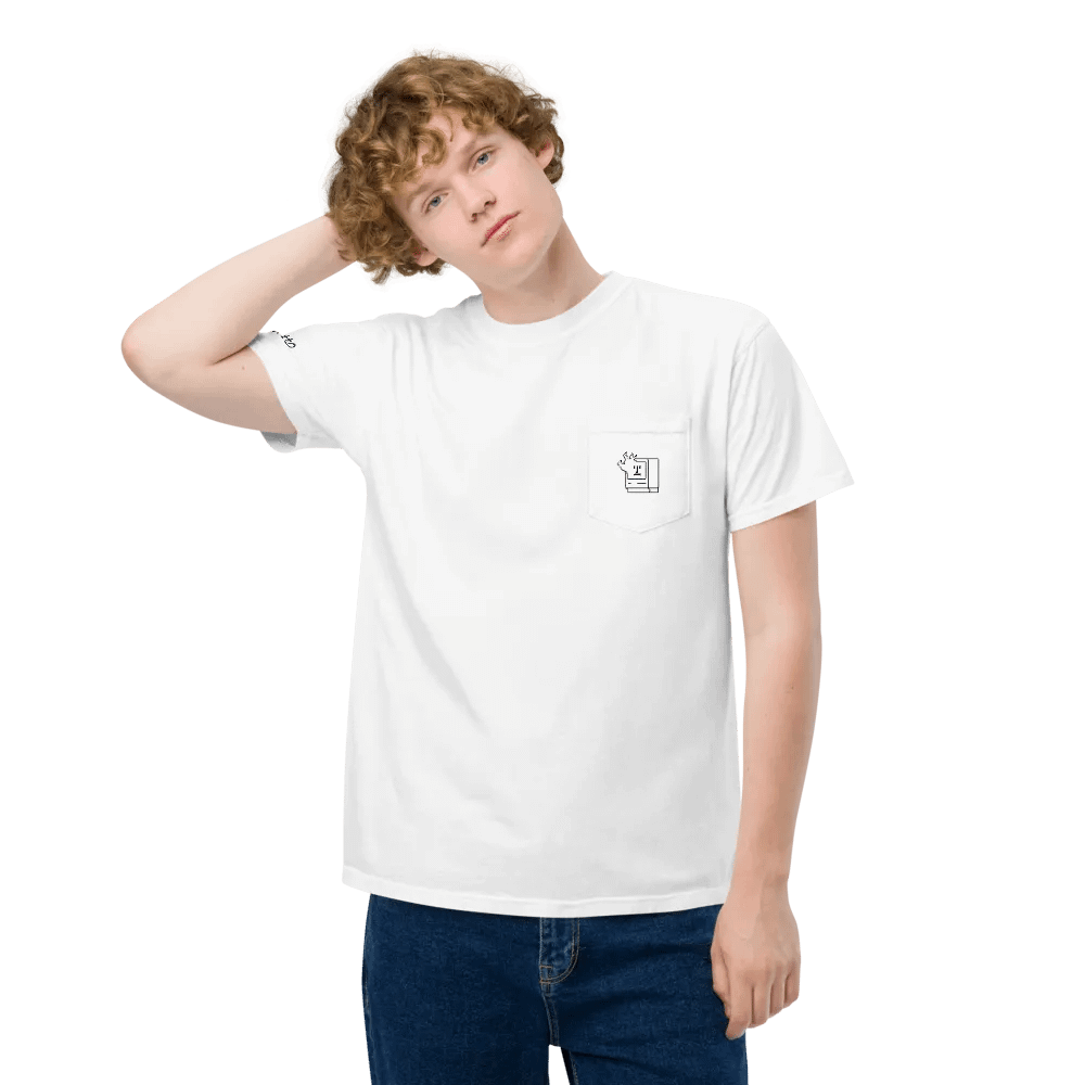 Sad Mac Risotto Pocket T-Shirt - White Comfort Colors product image (4)