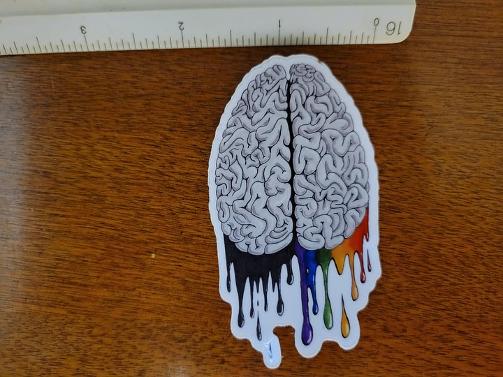 Brain Leak Sticker product image (1)