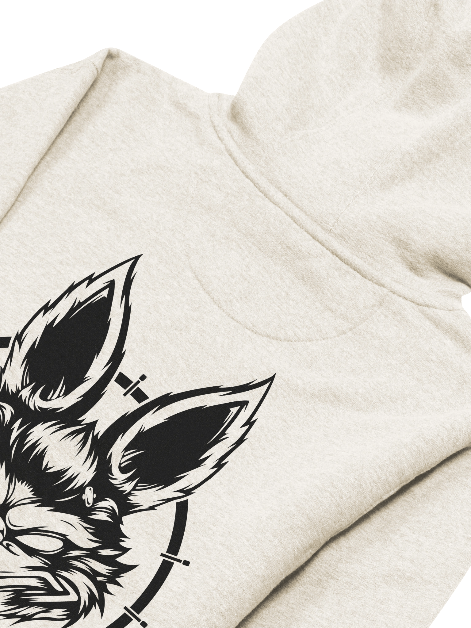 Bass Rabbit Hoodie (Black Logo) product image (4)