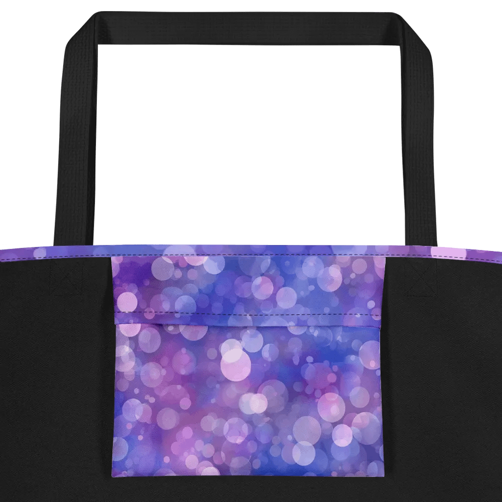 Bokeh Ombre Radiance Polyester Tote Bag product image (4)