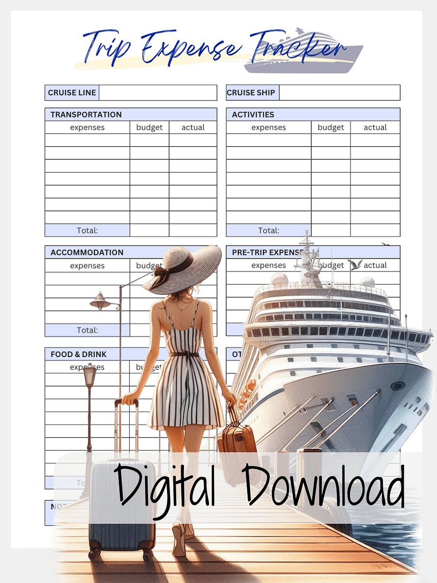 💰 Trip Expense List – Stay on Budget During Your Travels! product image (1)