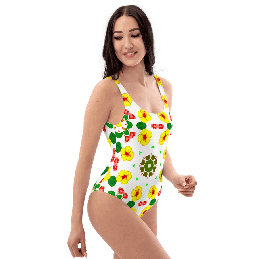 Symmetrical Blossom All-Over Swimsuit product image (3)