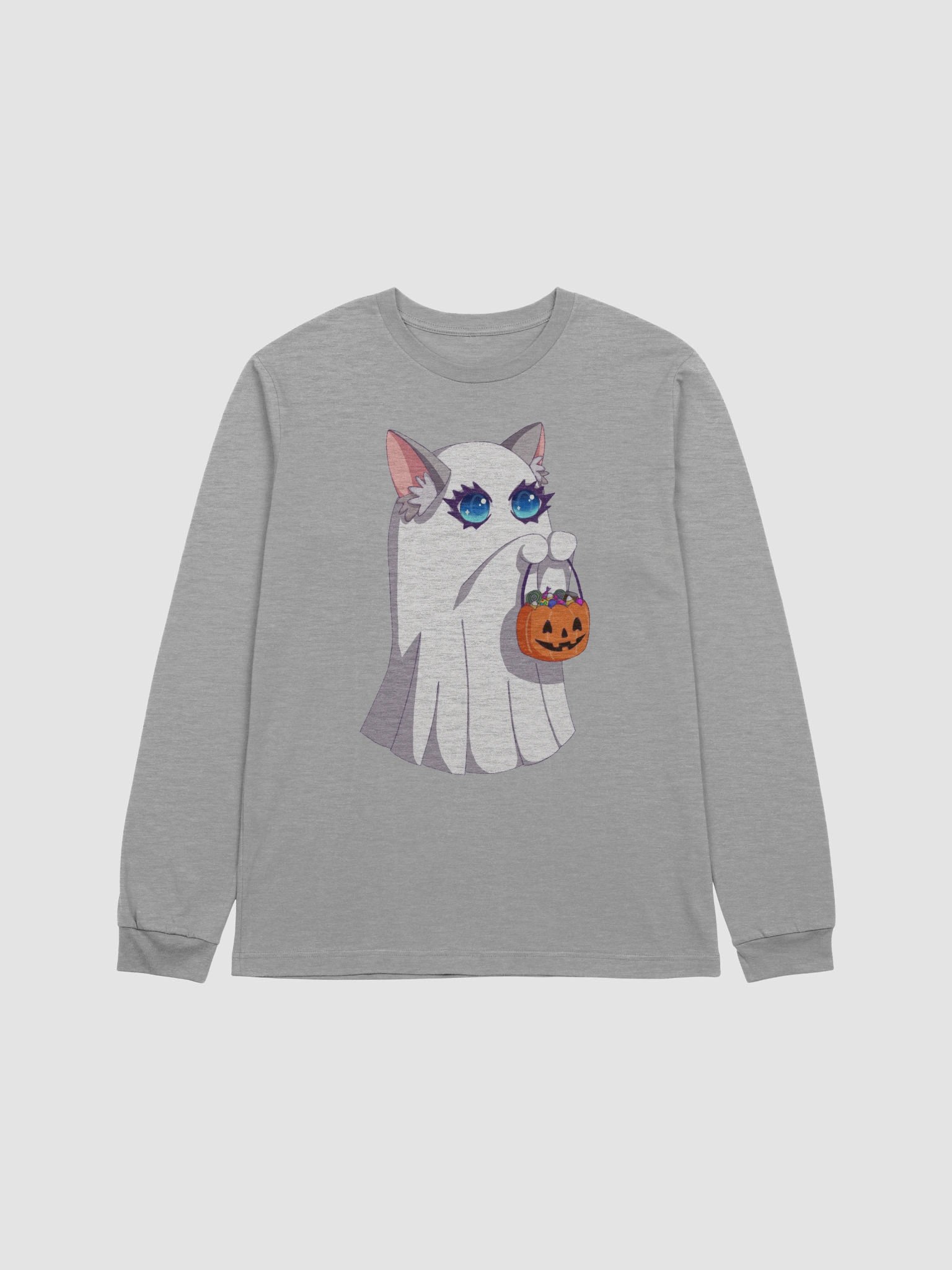 Trick-or-Cat Women's Long Sleeve T-Shirt product image (1)