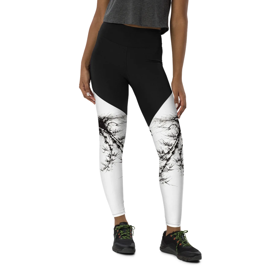 Bamboo Root All-Over Print Sports Leggings product image (21)