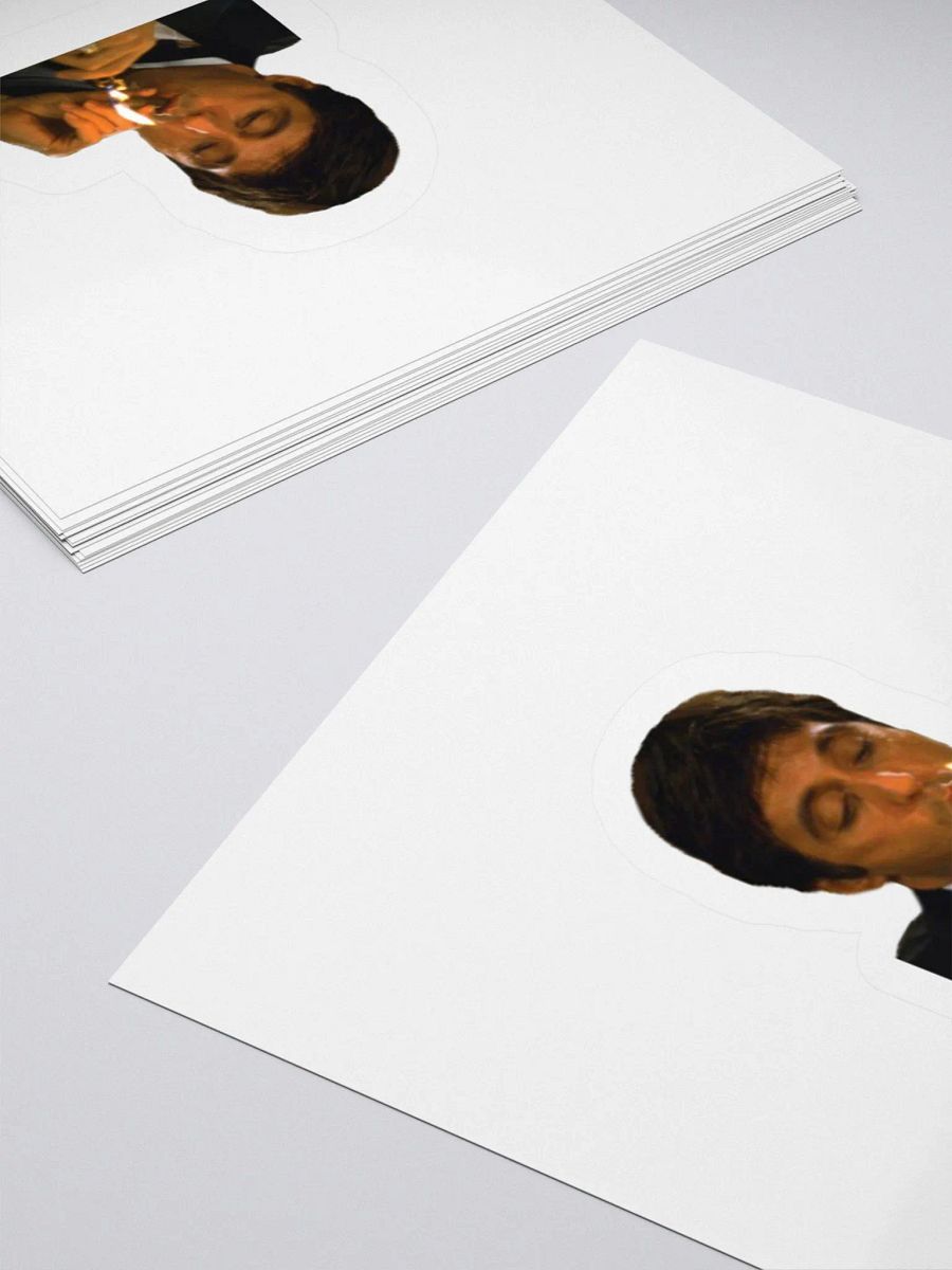 Tony Montana Smokin a Cigar Kiss Cut Stickers product image (11)