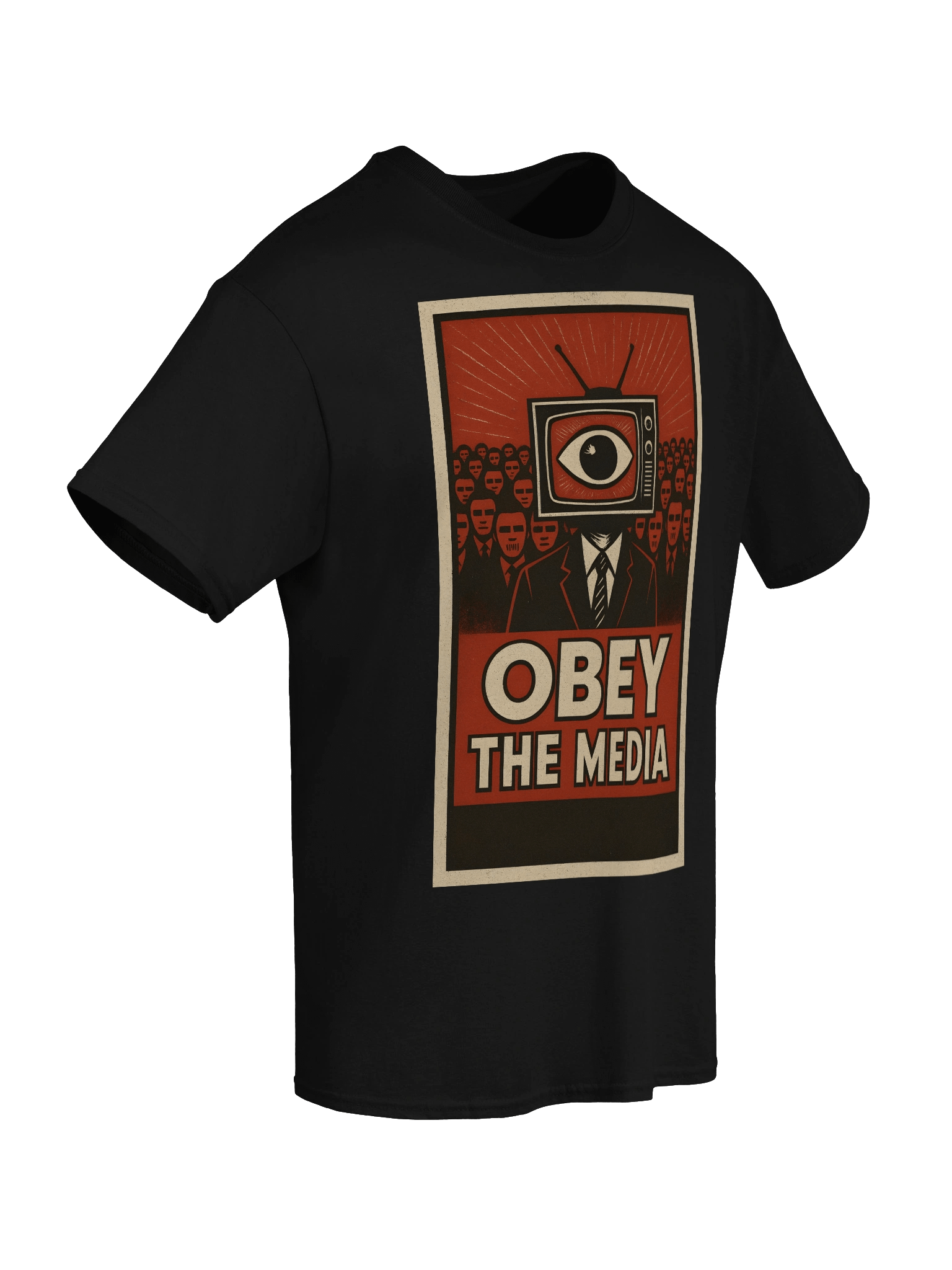 Obey the media T-shirt product image (8)