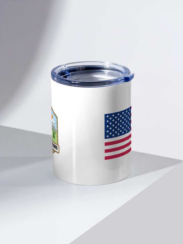 Campfires and Motors Patriotic 10oz Tumbler product image (2)