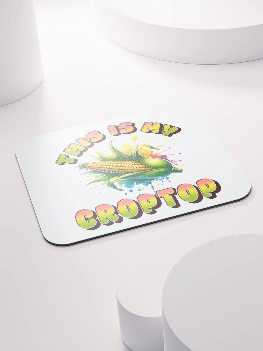 This Is My Crop Top Corn Rainbow Mouse Pad product image (4)
