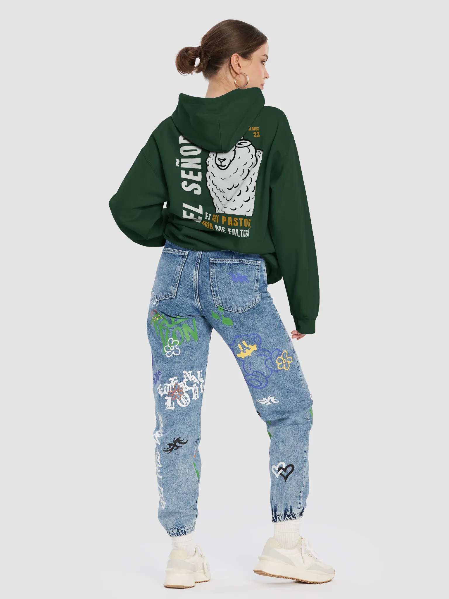 Sudadera Unisex Con Capucha | El señor es mi pastor product image (3)
