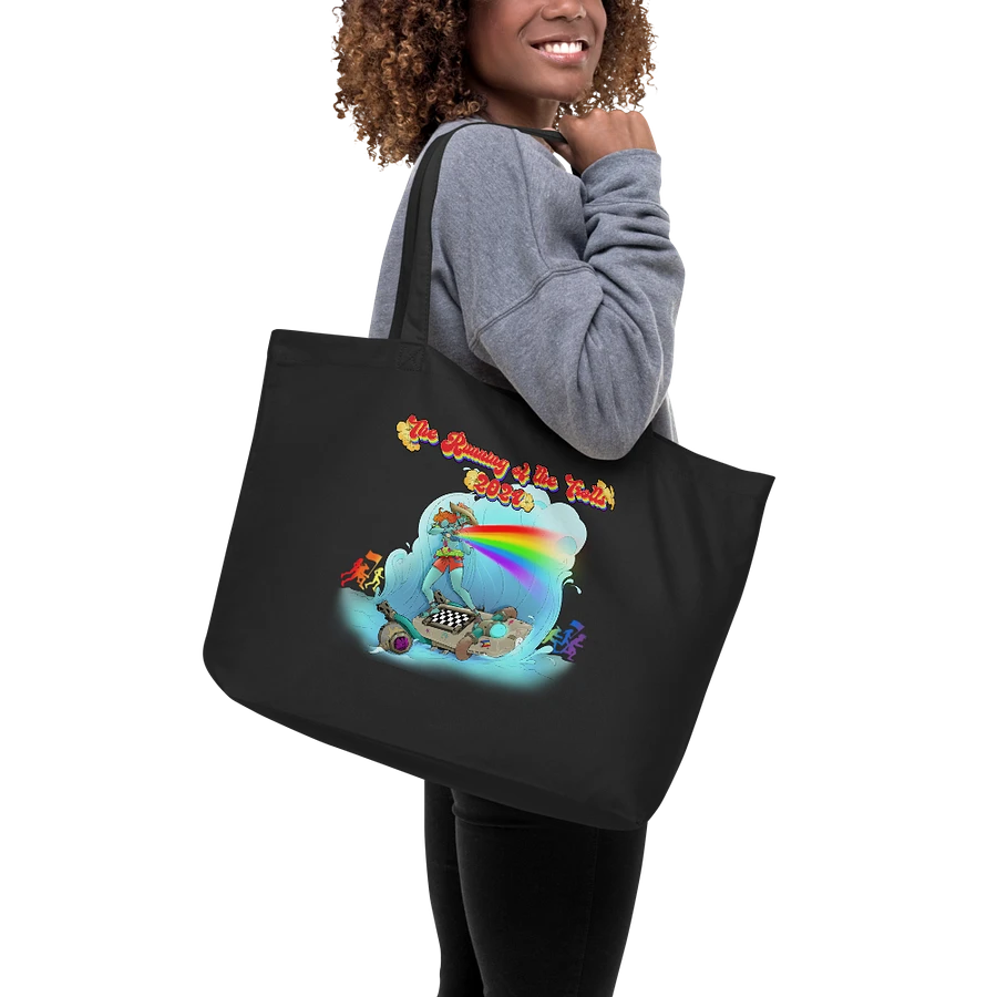 Running of the Trolls Rainbow Large Eco Tote - by Mischi product image (9)