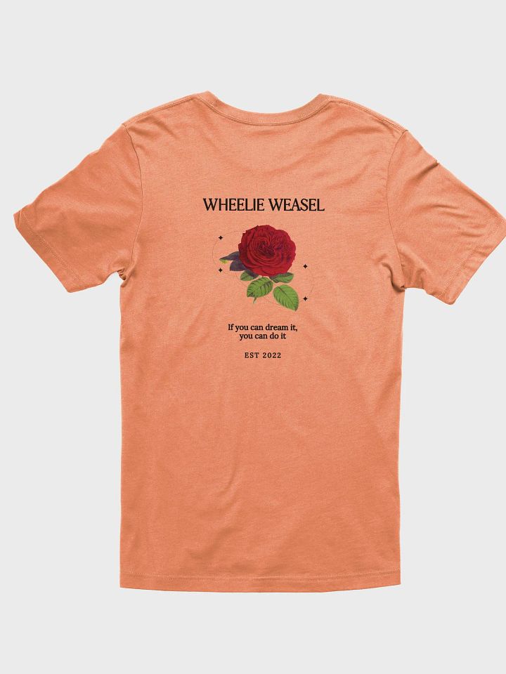 Red Rose Wheelie Weasel T-Shirt product image (2)