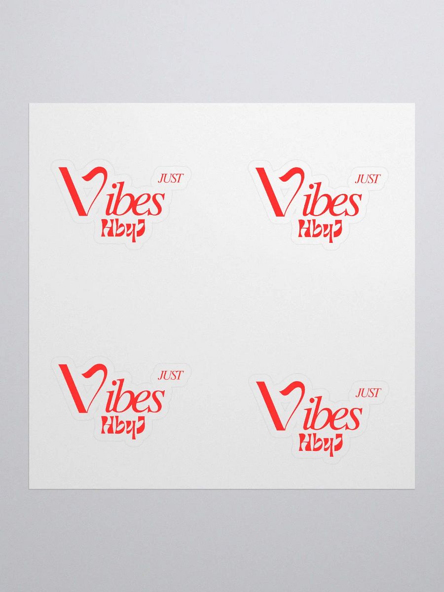 Just Vibes Stickers product image (1)