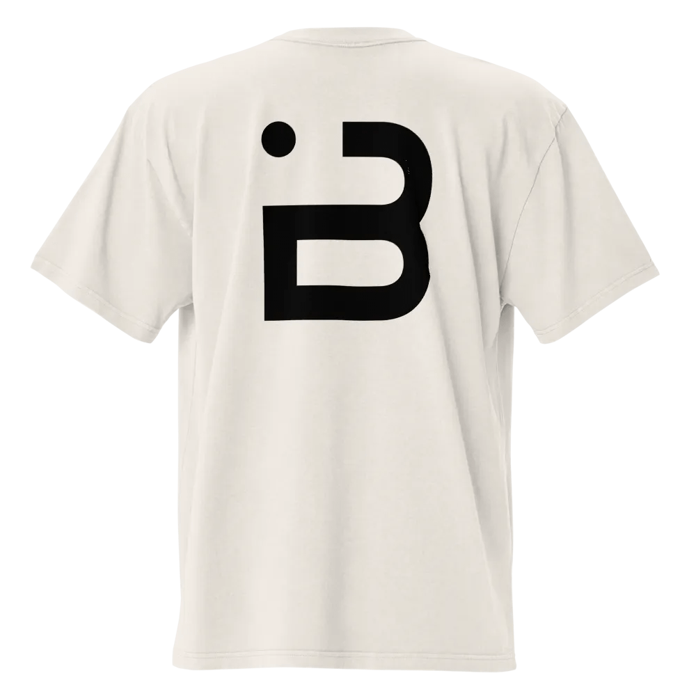 BUIII Originals Logo Premium Oversized T-shirt - Bone product image (2)