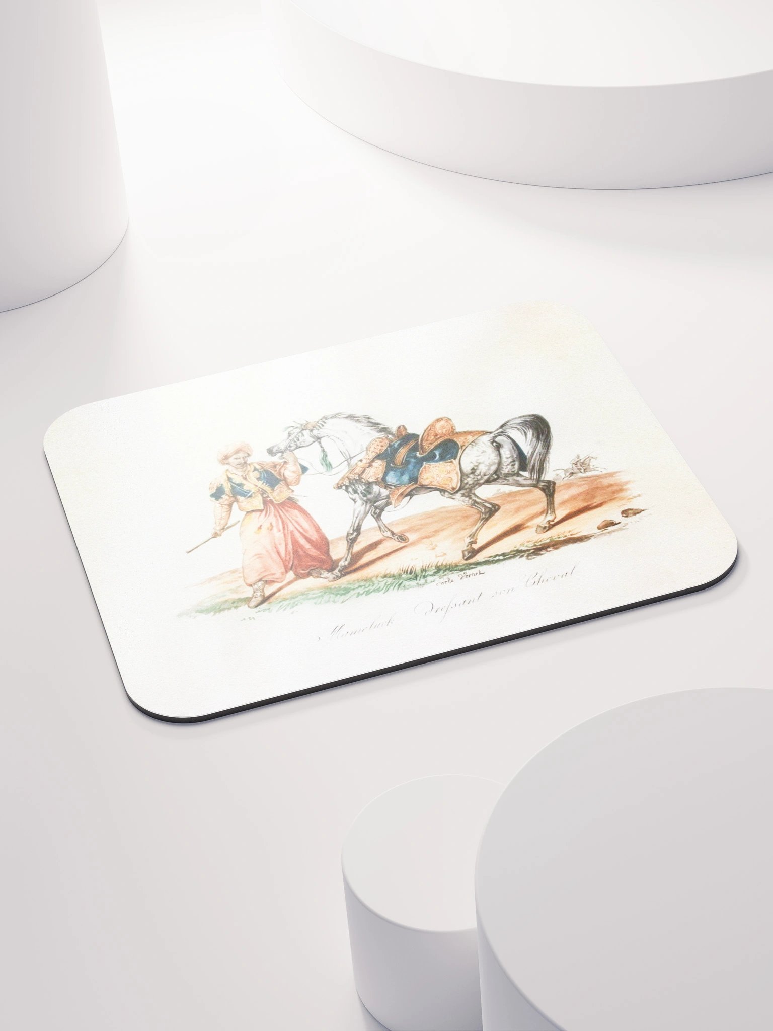 Equestrian Dreams Vintage Art Mouse Pad product image (4)