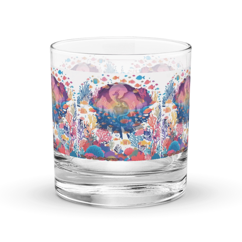 Underwater Wonderland Rocks Glass product image (1)