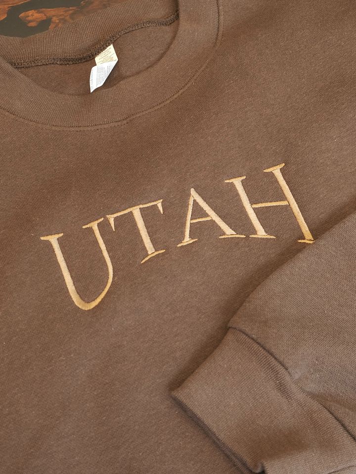 Utah Embroidered Crewneck product image (1)