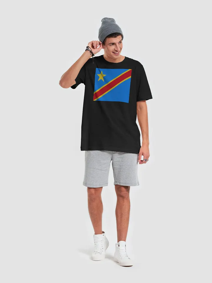 Democratic Republic of the Congo Flag Unisex T-Shirt - Graphic Grove Cotton Tee (XS-5XL) product image (1)