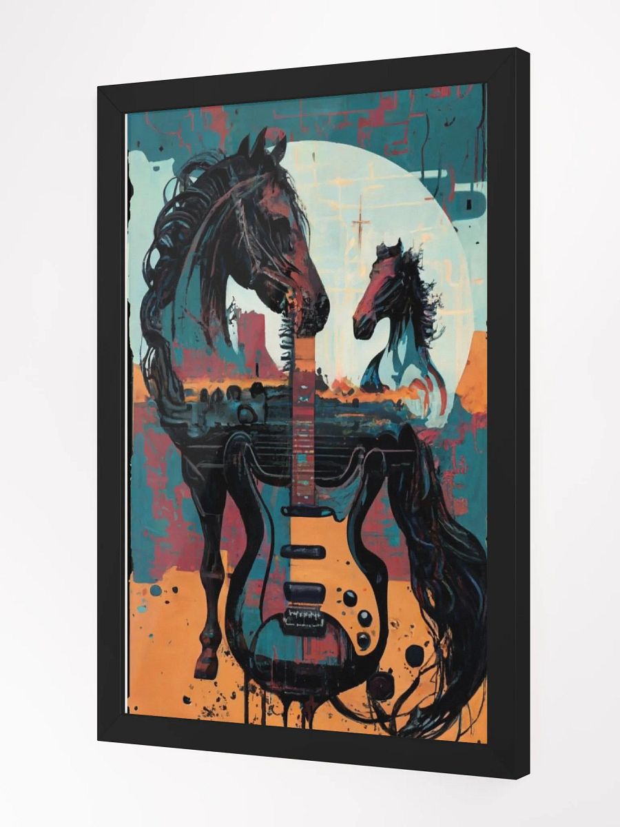 Unbridled Inspiration: A Horse and Guitar Painting to Spark Creativity product image (4)