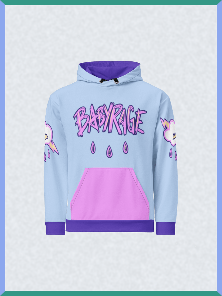 Baby Rage Pink Pocket - Pullover Hoodie product image (1)