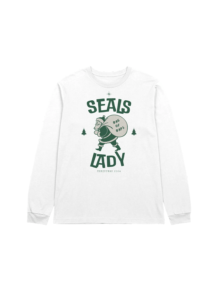 Santa's Bag of Baps - Green - Long Sleeve product image (1)