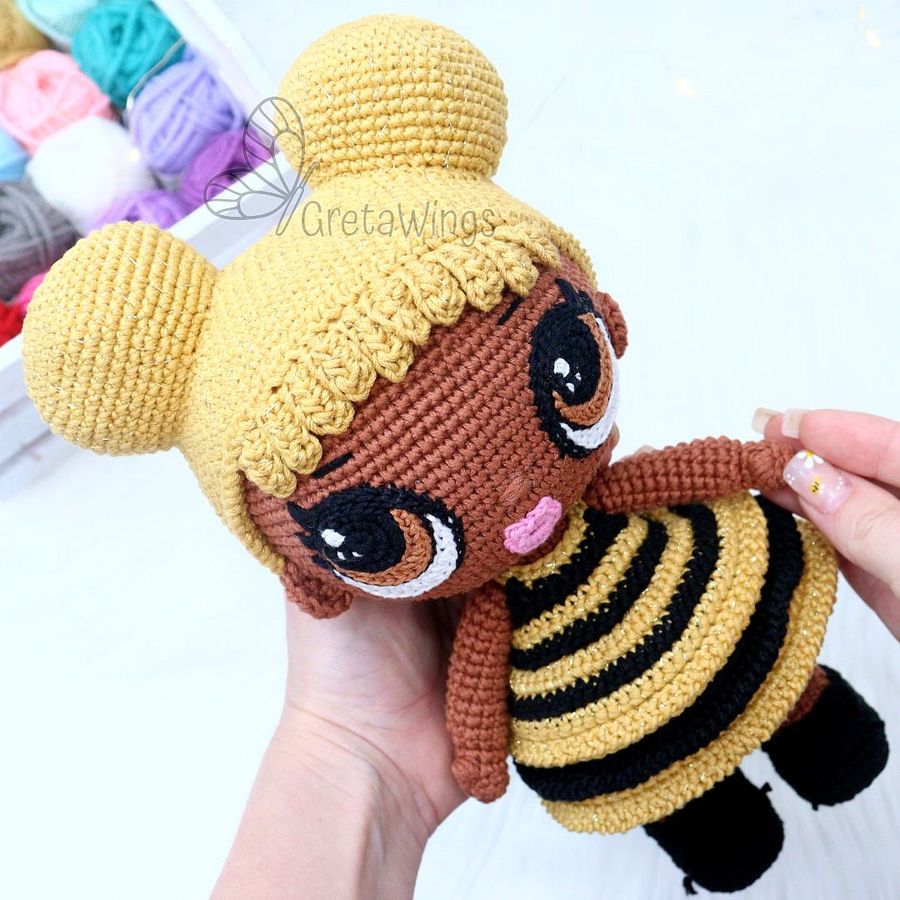 Patrón Amigurumi Abeja Reina LoL (Descarga Digital) product image (4)