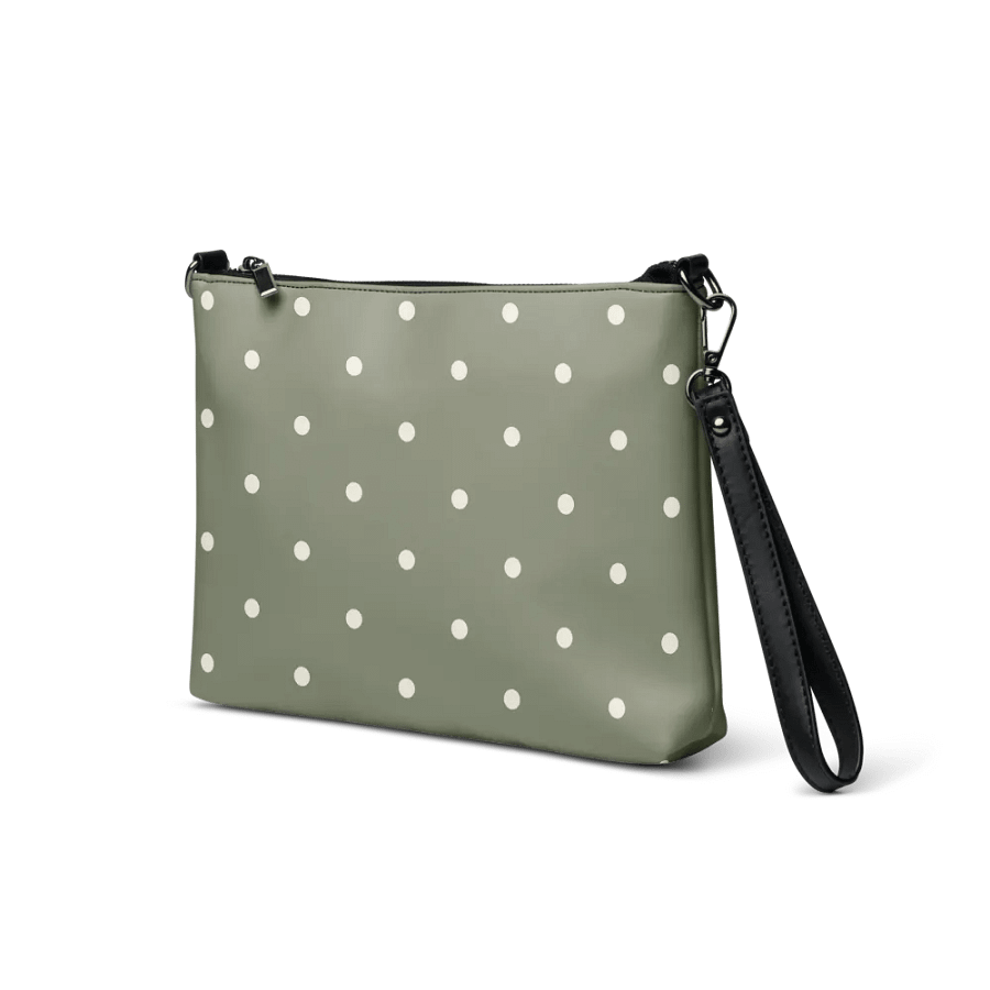 Green with Cream Dots Crossbody Bag product image (2)