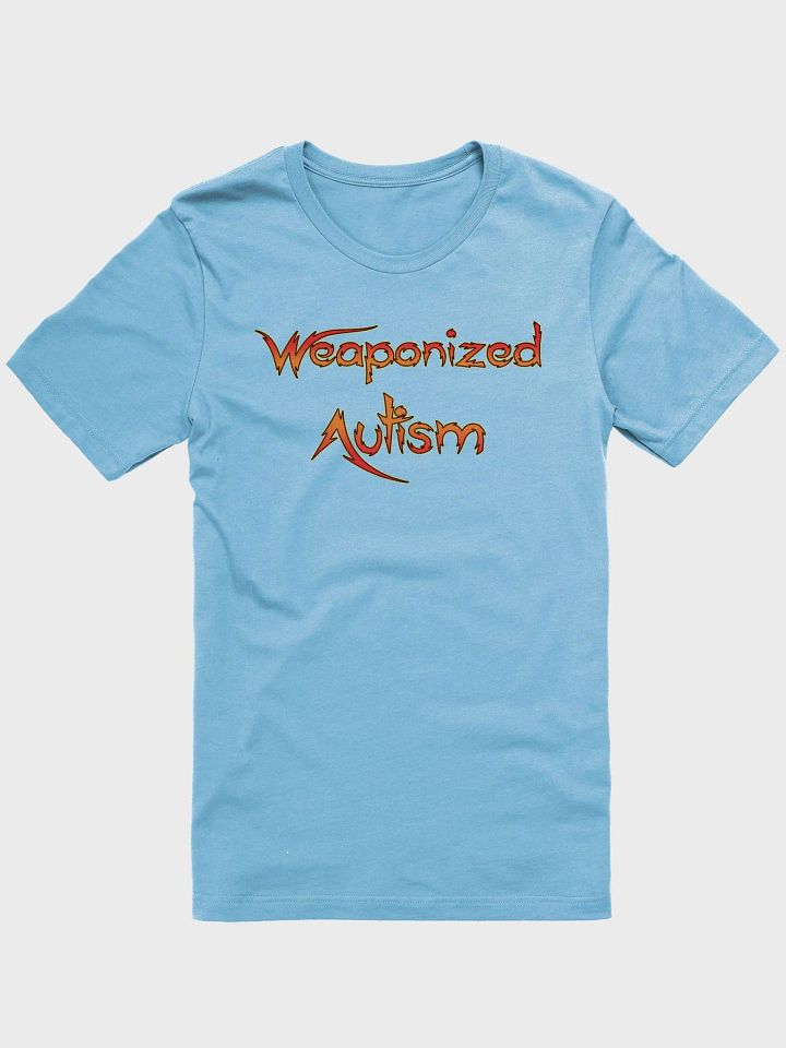 Weaponized Autism (Red Text) Straight-Sided T-Shirt product image (71)