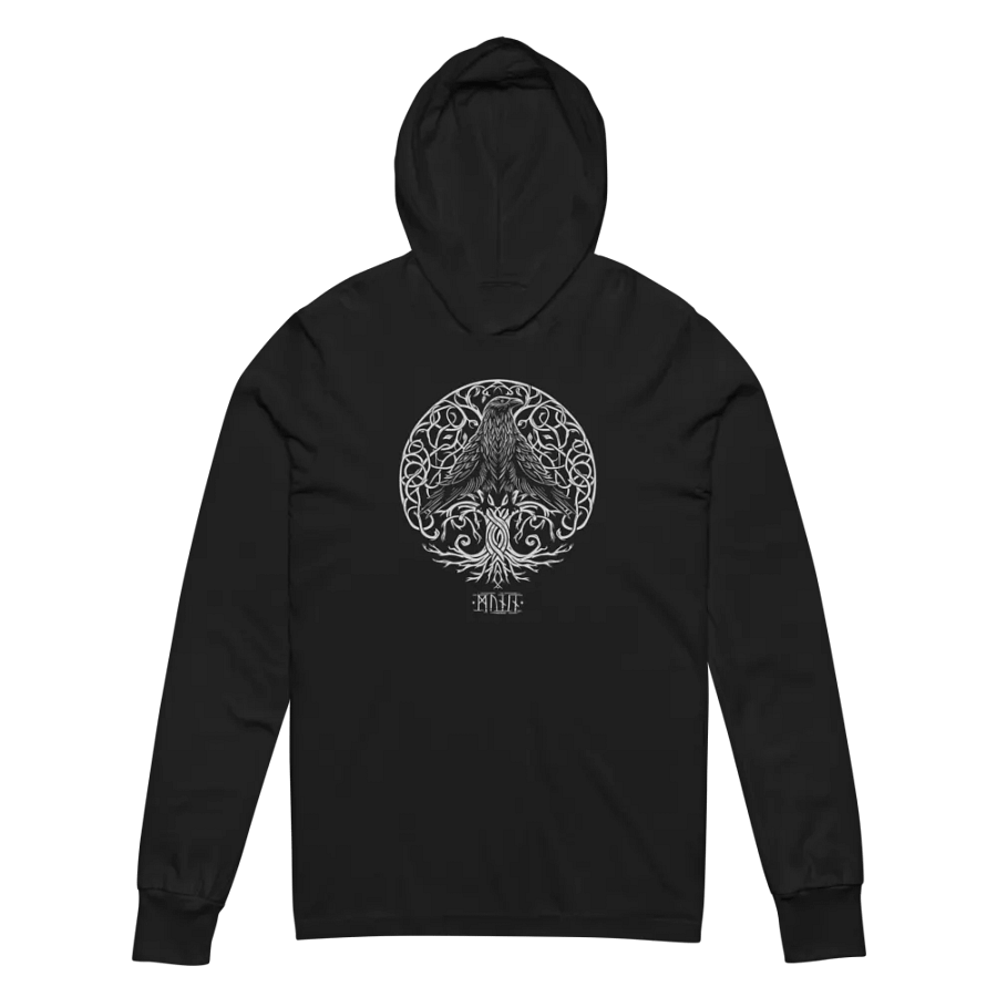 Munin's Perch Hooded Long Sleeve Tee product image (2)