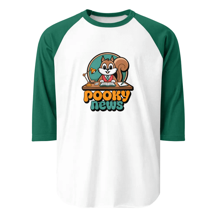 Pooky's Newsroom Raglan Tee product image (1)