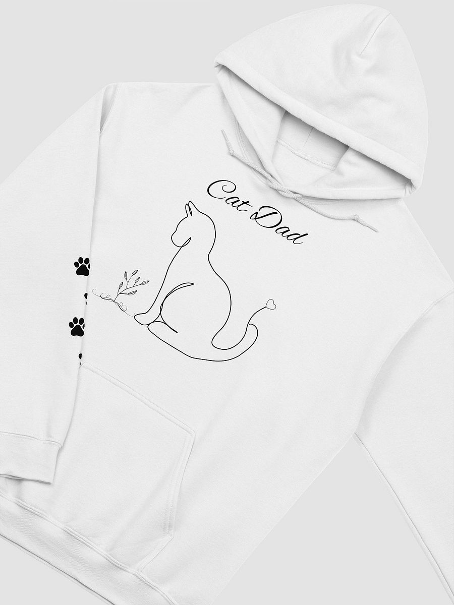 Cat Dad Line Art Unisex Hoodie product image (3)