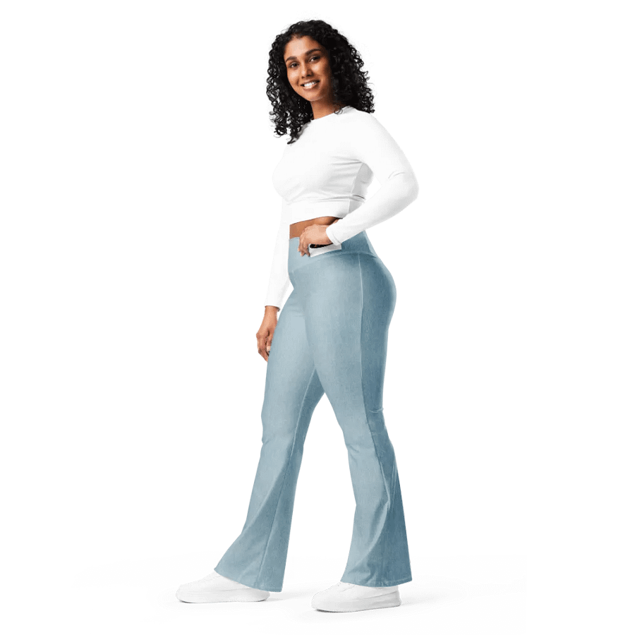Denim Horizon Flare Leggings product image (3)
