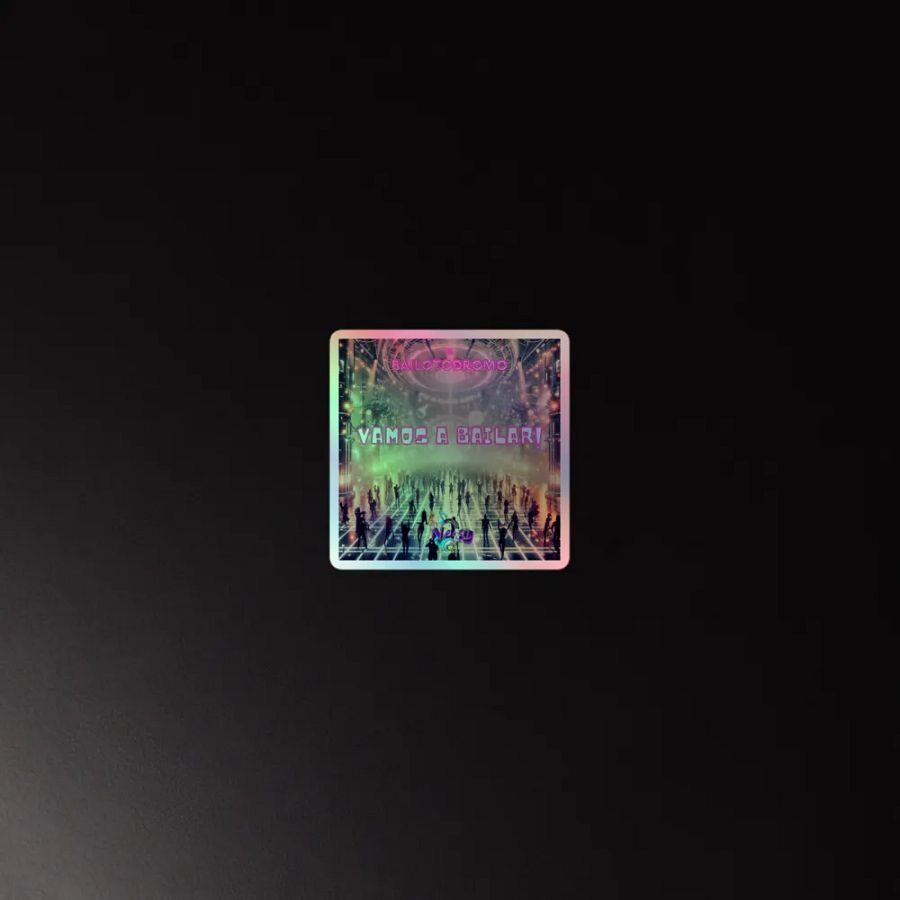 Sticker holográfico Vamos a Bailar product image (4)