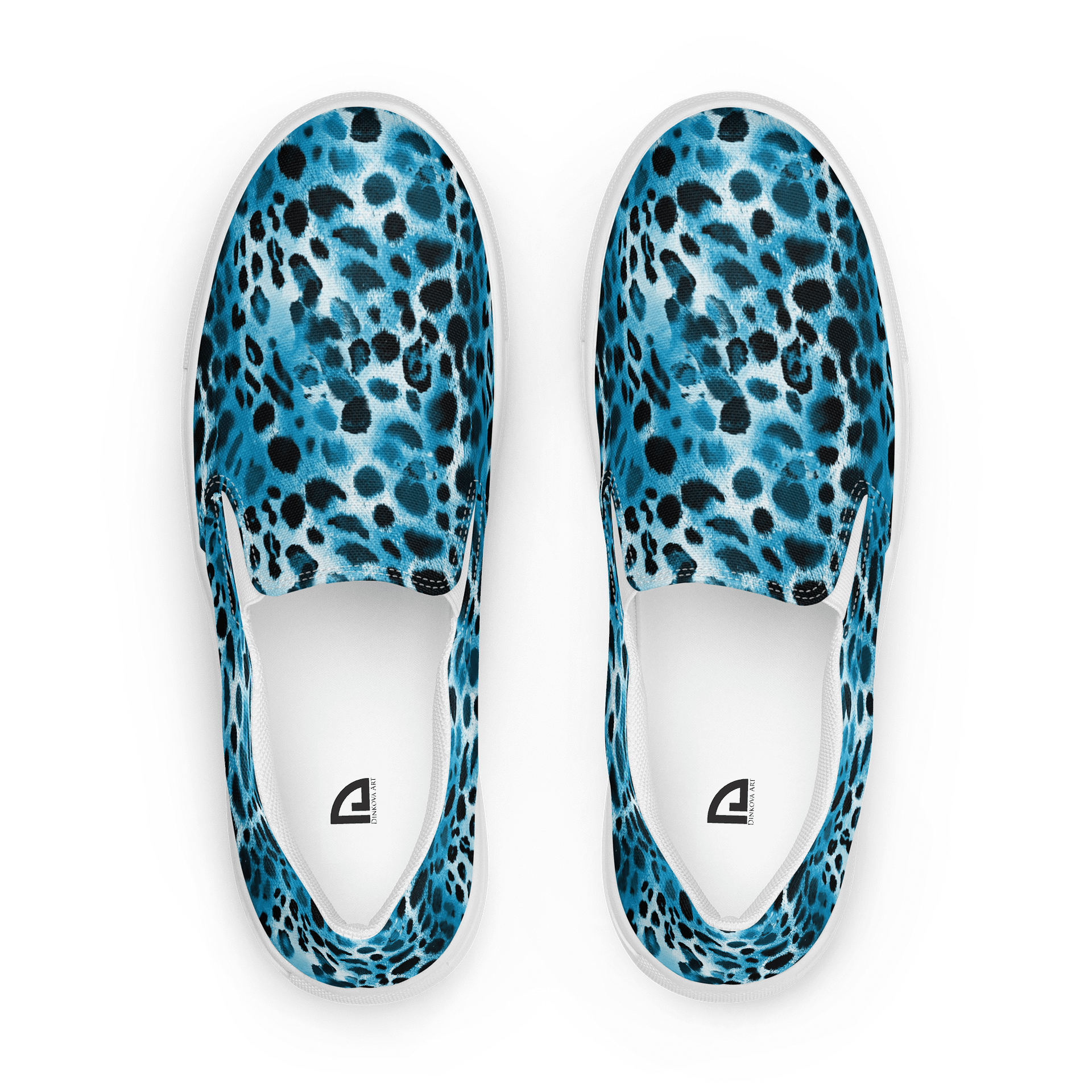 Blue Leopard Canvas Shoes product image (1)