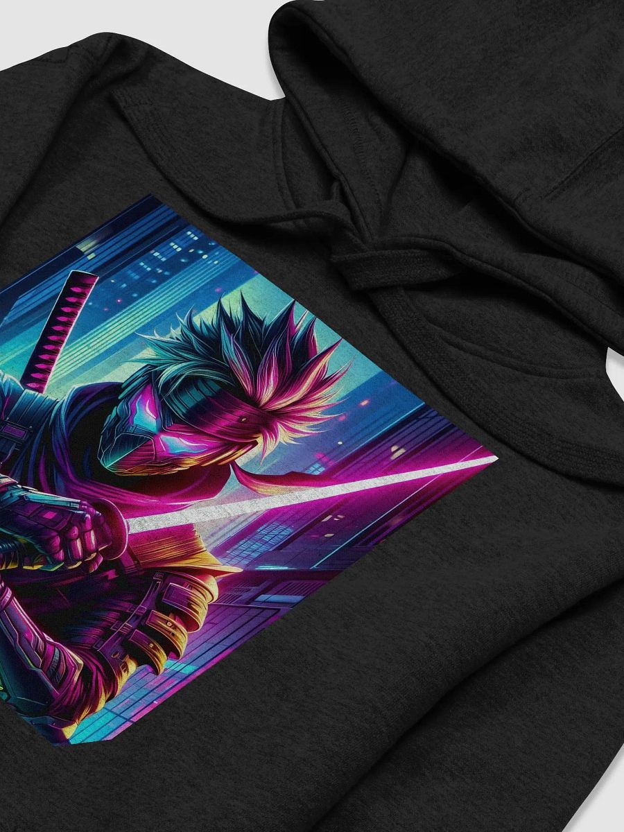Neon Cyber Ninja Premium Hoodie product image (3)