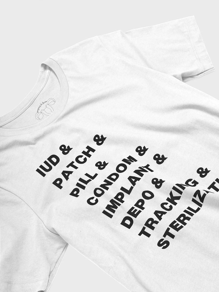 birth control & (short tee with black font) product image (12)