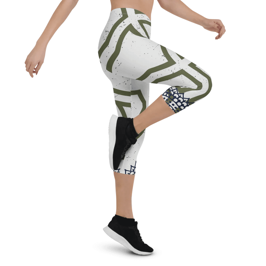 Copy of Sublicolor 301C All-Over Print Capri Leggings – Style Meets Comfort! 🎨👖 product image (4)